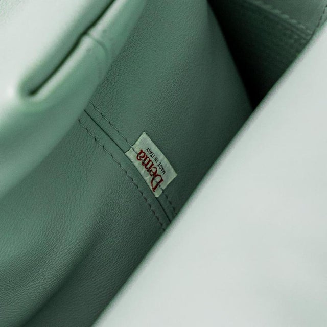 1990s Dema 2-Seater Sofa in Green Leather, 1990s For Sale - Image 5 of 13