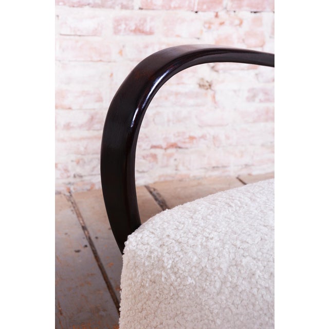 Czech Art Deco Model C Armchair attributed to Jindrich Halabala for Up Závody, 1940s For Sale - Image 11 of 18