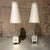 For your consideration, a pair of 1970s French Fleur-de-Lis table lamps. These unique lamps are crafted in the distinct...