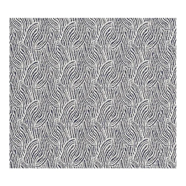 Sample - Schumacher Strata Indoor & Outdoor Fabric in Indigo For Sale