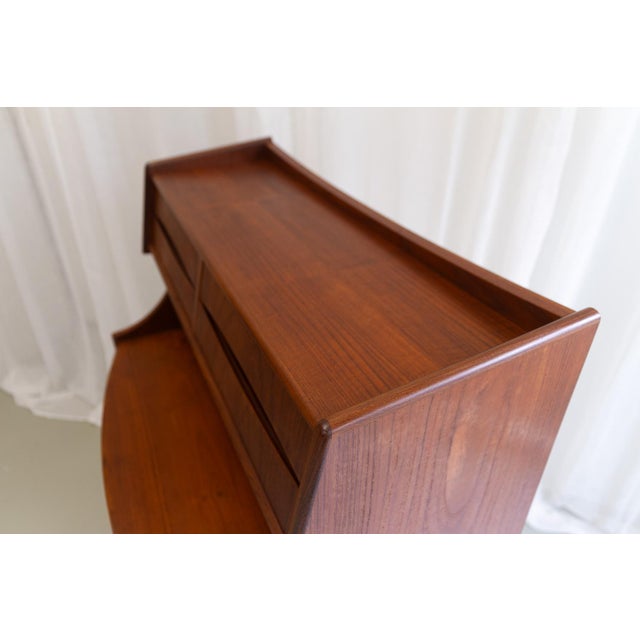 Scandinavian Modern Teak Secretary by Gunnar Falsig, 1960s For Sale - Image 10 of 18