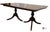 Wood Vintage Chippendale Style Mahogany & Satinwood Inlay Dining Table For Sale - Image 7 of 10