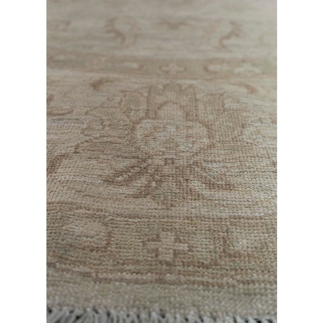 Contemporary Oushak Round Rug 6'2" x 6'3" For Sale - Image 3 of 8
