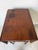 Brown Antique Walnut Drop-Leaf Side Table With Two Drawers & Turned Legs/ Sold For Sale - Image 8 of 12