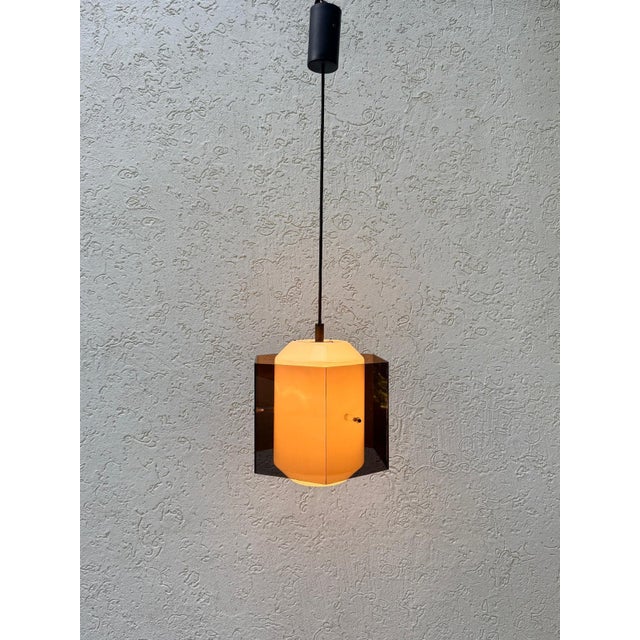 Metal Model 4414 Pendant Lamp by Tito Agnoli for Oluce, 1959 For Sale - Image 7 of 18