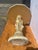 Vintage Mid-Century Ornate Marble (Style) Cherub Accent Table or Pedestal Shabby Chic, Neoclassical, and Maximalist For Sale - Image 4 of 5