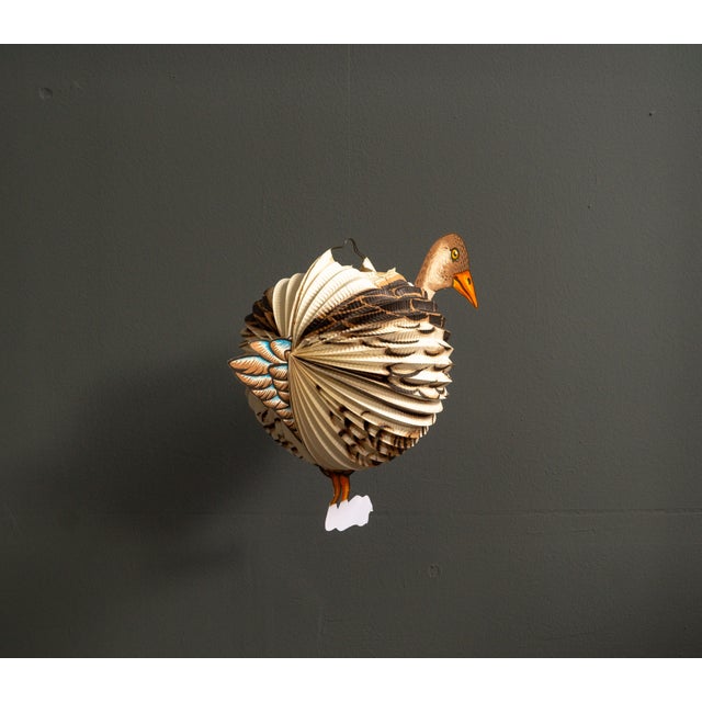 Paper Goose Lantern, West Germany, 1960s For Sale - Image 10 of 13