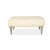 Model 1600 Leather Stool Cream White from Rolf Benz For Sale - Image 9 of 10