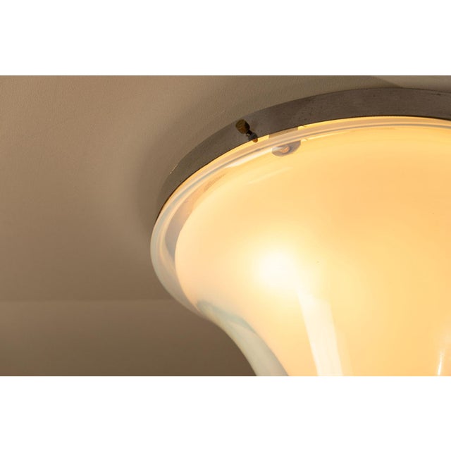 Blue LS 143 Ceiling Fixture by Carlo Nason for AV Mazzega, Italy, 1970s For Sale - Image 8 of 12