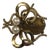 1940s 12k Scarab Beetle Bug Brooch by Winard For Sale