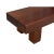 Brown Rectangular Bold Thick Wood Rough Grain Coffee Table Bench For Sale In San Francisco - Image 6 of 9