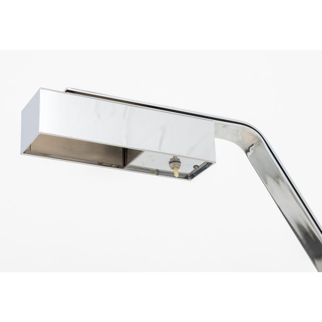 Modern Casella Lighting Modern Chrome-Plated Floor Lamps, Pair For Sale - Image 3 of 7