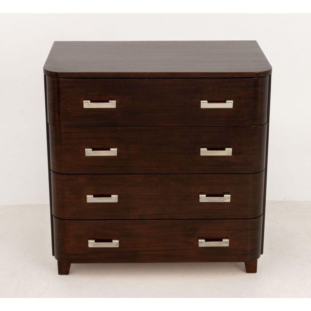 Ralph Lauren Art Deco Style Rosewood Chests of Drawers, Pair For Sale - Image 4 of 9