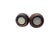 Brown Postmodern Salt and Pepper Holder from A&B, Denmark, 1950s, Set of 2 For Sale - Image 8 of 9