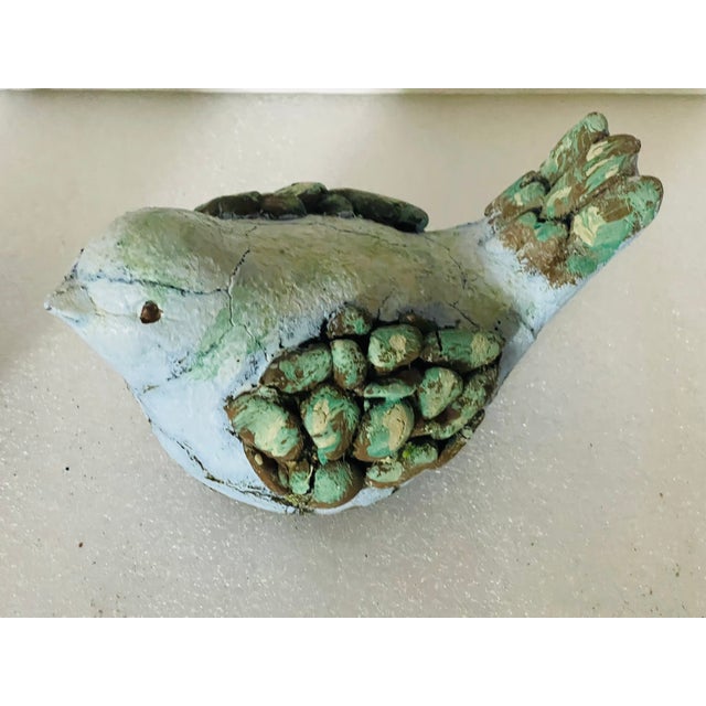 1960s Mid 20 Th C Handmade Concrete Garden Bird Figurines For Sale - Image 5 of 5