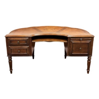 English Writing Desk with Back Panel For Sale