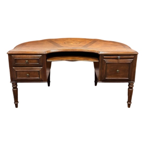 English Writing Desk with Back Panel For Sale