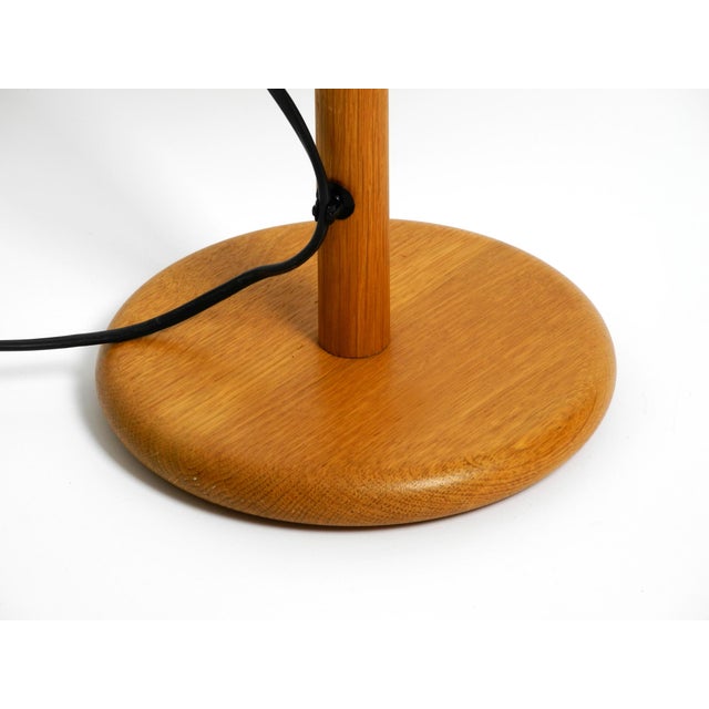Oak Table Lamp with Height-Adjustable Shade from Temde, 1960s For Sale - Image 12 of 18