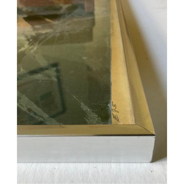 1950s Howard Bradford "Regatta's Return," 1955, Mid Century Modern Abstract Serigraph, Signed, Framed For Sale - Image 5 of 6