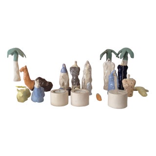 Nicolaas Maathuis, Christmas Group (Large), 2023, Ceramic and Plywood For Sale