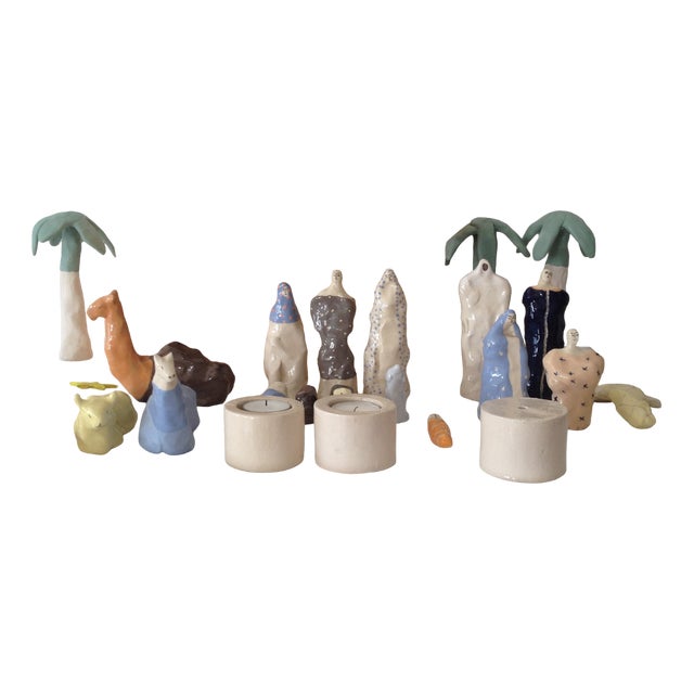 Nicolaas Maathuis, Christmas Group (Large), 2023, Ceramic and Plywood For Sale