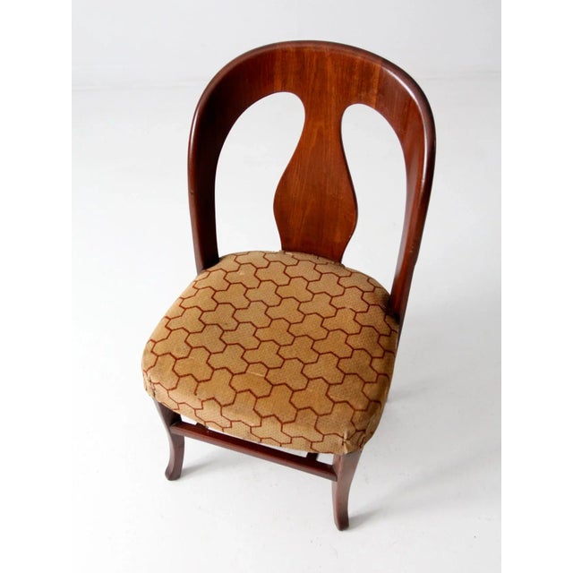 Brown Antique Art Deco Train Chair For Sale - Image 8 of 13