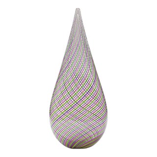 Bryan Rubino Contemporary Glass Blown Vase For Sale