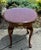 Queen Anne Knob Creek Cherry Oval End Table Vintage Queen Anne Side Drawer 1980s Accent For Sale - Image 3 of 14