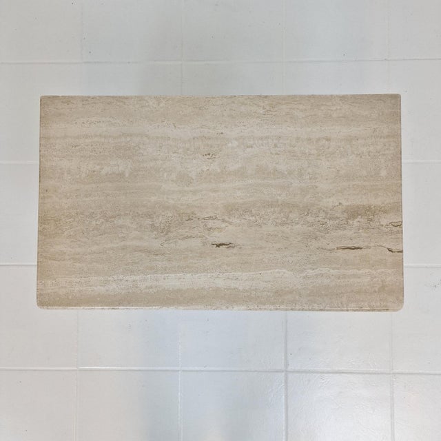 Rectangular Travertine Coffee Table, Italy, 1980s For Sale - Image 13 of 16