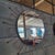 Vintage Mirror with Metal Frame, Denmark, 1960s For Sale - Image 4 of 4
