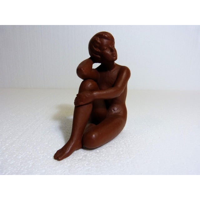Goebel, Terracotta Nude Women 1960s, Set of 2, 1960s, Ceramic For Sale - Image 18 of 18