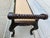 Beige Window Bench With Carved Apron and Barley Twist Side Rails For Sale - Image 4 of 12