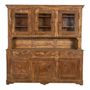 Antique French Wood Cabinet