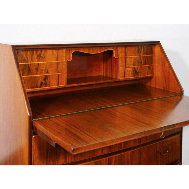 Vintage Slanted Flap Secretary For Sale - Image 10 of 16