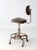 Mid-Century Modern Vintage 1970s All-Steel Industrial Adjustable Stool For Sale - Image 3 of 14