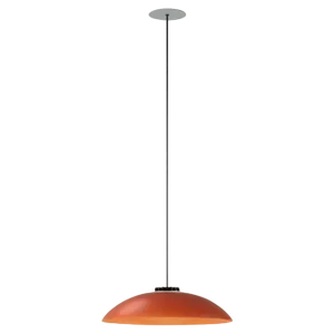 Small Red Headhat Plate Pendant Lamp by Santa & Cole