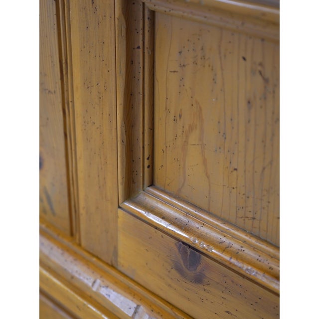 Baker Milling Road English Country Pine Linen Cabinet For Sale - Image 15 of 18