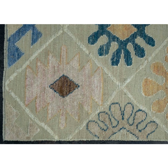 Turkish Oushak Rug 8'9" x 11'6" #18562 For Sale - Image 4 of 8