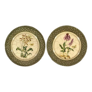 Late 20th Century Vintage Plates - a Pair For Sale