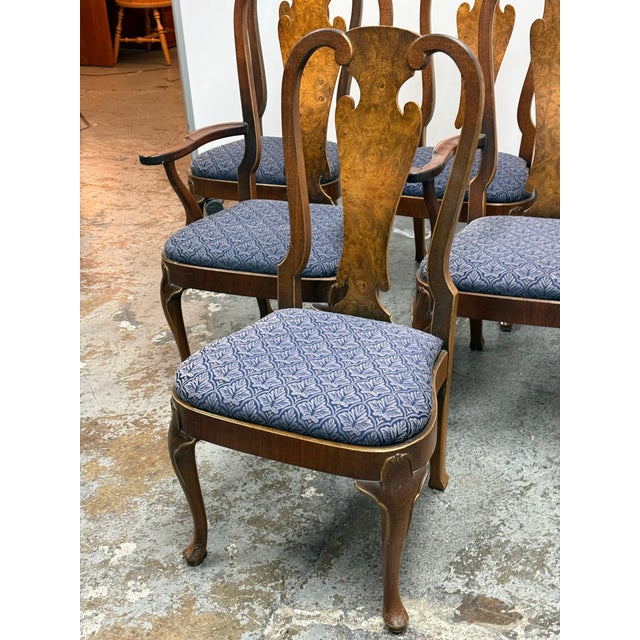 1960s Henredon Vintage Folio Queen Anne Dining Chairs, Set of Six For Sale - Image 5 of 13