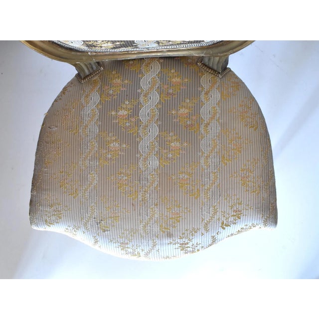 Antique 18th-Century French Gilt Chairs - a Pair For Sale - Image 11 of 13