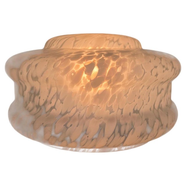White White Art Glass Pendant by Karel Volf, Former Czechoslovakia, 1970s For Sale - Image 8 of 8