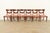 English Baker Furniture Style English Regency Carved Mahogany Dining Chairs, Set of Six For Sale - Image 3 of 12