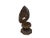 Traditional Oriental Buddha Halo Back Lotus Base Boxwood Display Stand For Sale - Image 3 of 9