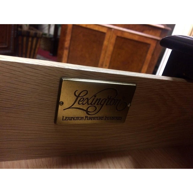 Vintage Chest on Chest, Mahogany Tall Chest of Drawers, Lexington Furniture For Sale - Image 10 of 15