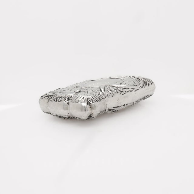 Antique Blackinton & Co. Palm Leaf Tropical Sterling Silver Matchsafe or Vesta For Sale - Image 15 of 15