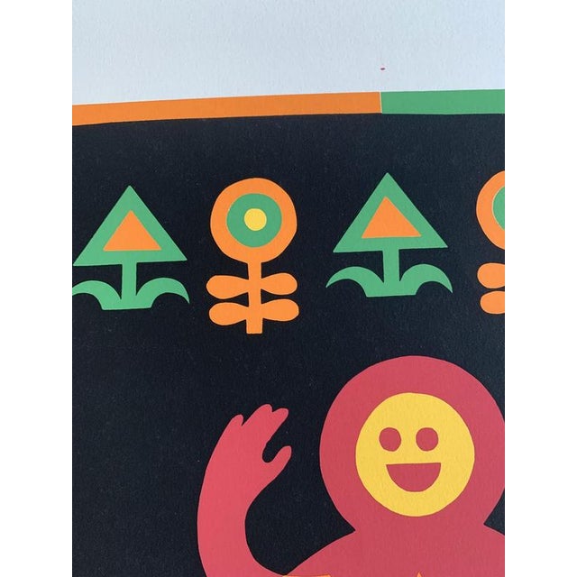 Fortunato Depero, Post-Modern Figurative Composition, Multi-Colored Print on Paper, 1974 For Sale - Image 6 of 18