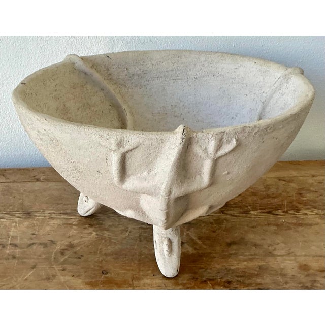 Ceramic Vintage Boho Cast Lizard Ceramic Bowl For Sale - Image 7 of 11