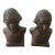 Pair of Vintage George Washington Bronze Finish Cast Iron Bookends For Sale