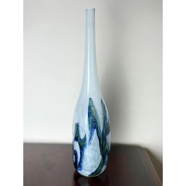 Murano Polychrome Murano Glass Vase, 1960s For Sale - Image 4 of 13